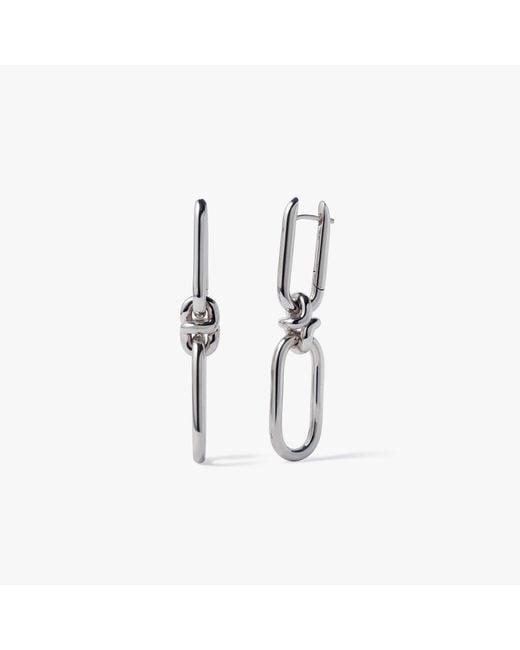 Annoushka White Knuckle Double Hoop Earrings