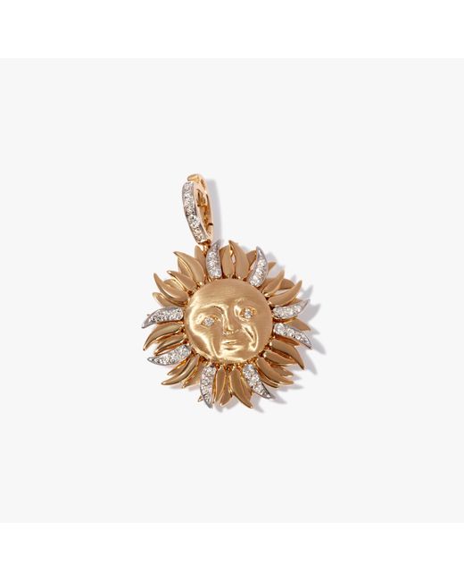 Annoushka Metallic Mythology Sun Charm Pendant