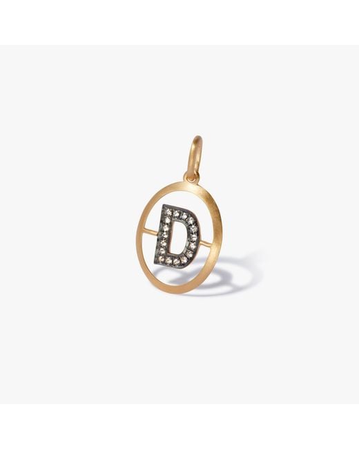 Annoushka White Initials D Pendant