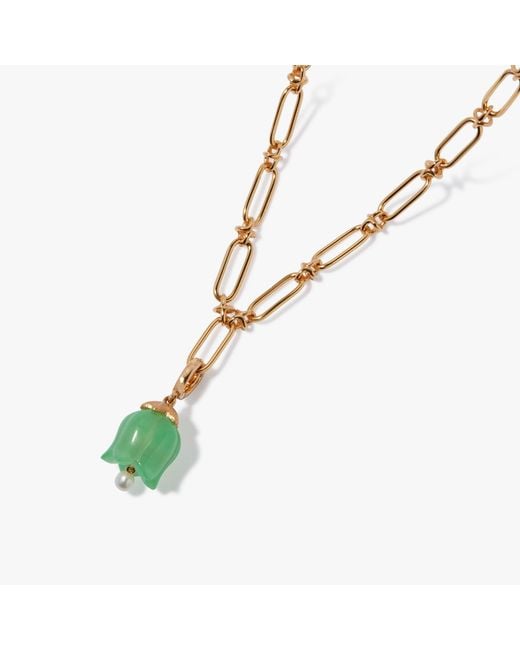 Annoushka White Tulips & Knuckle Necklace