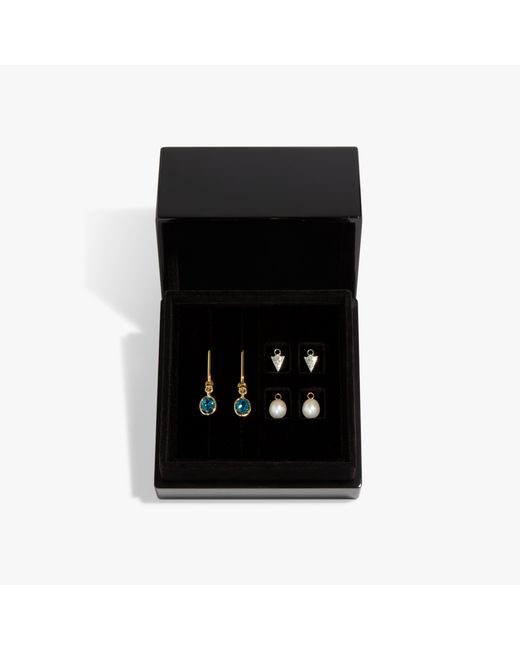 Annoushka Black Hoops & Earring Drops Gift Set