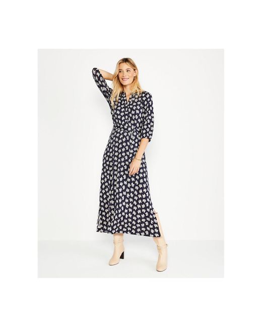 Ann Taylor Horse Belted Dress in Night 