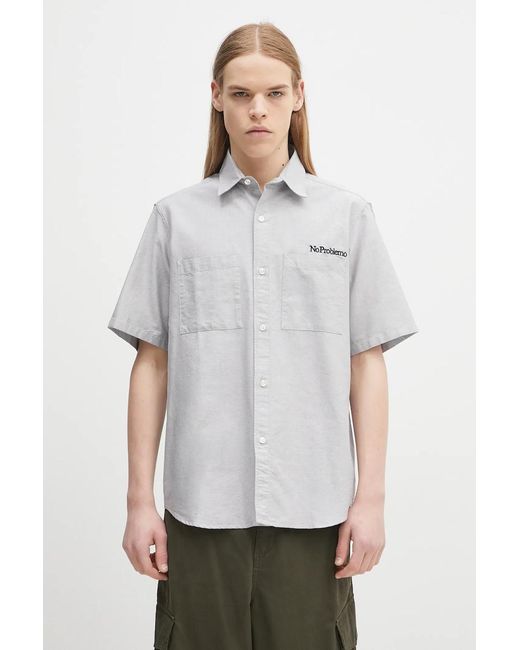 Camicia di No Problemo in White da Uomo