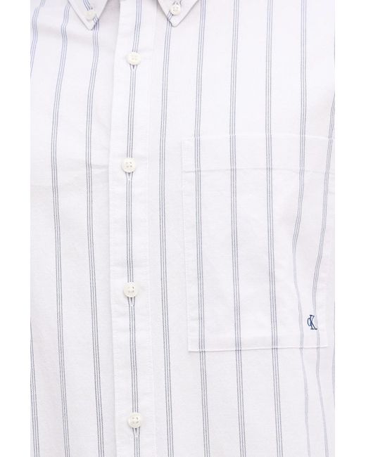 Camicia di Calvin Klein in White da Uomo