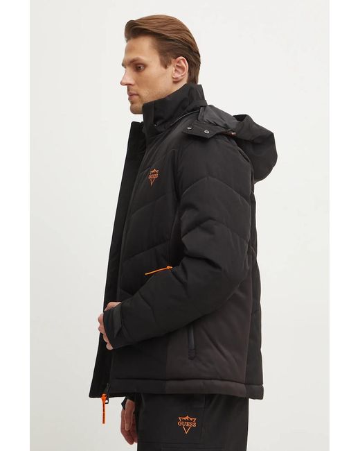 Giacca Da Sci di Guess in Black da Uomo