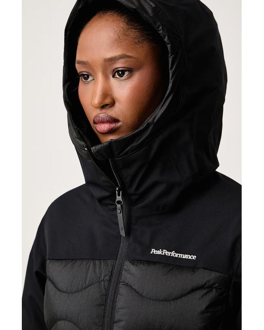 Giacca Da Sci Da Donna Silverchute Helium di Peak Performance in Black