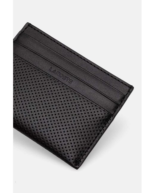 Set Di Custodia Per Carte E Cinturino Da Uomo di Lacoste in Black da Uomo
