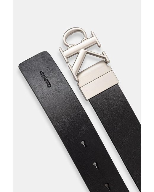 Cintura Reversibile Da Uomo di Calvin Klein in Black da Uomo