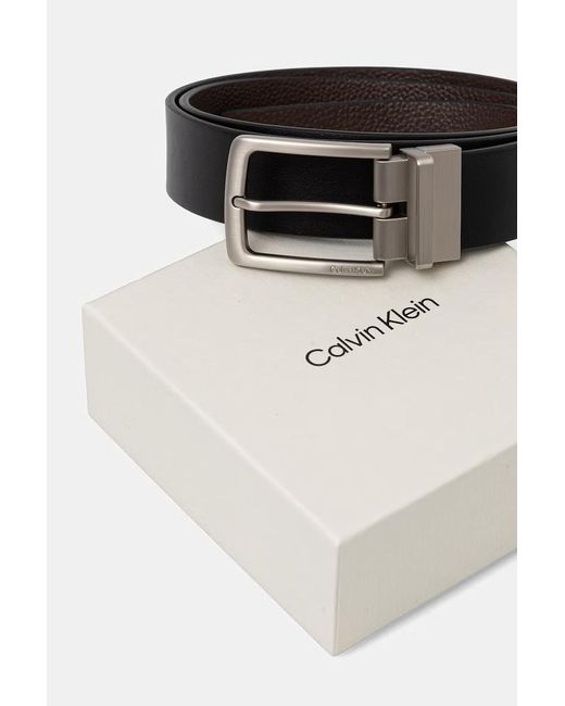 Cintura Reversibile Da Uomo di Calvin Klein in Black da Uomo