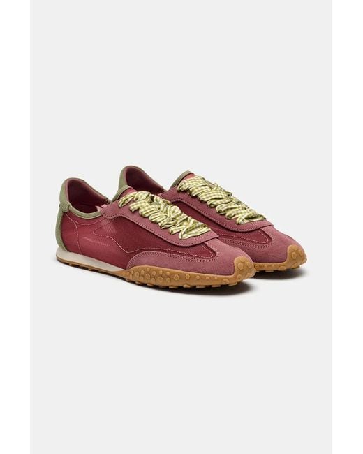 Bridge Vichy Solid Mesh Sage Sneakers Da Donna di HOFF in Red