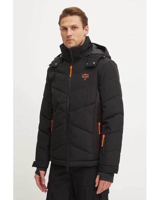 Giacca Da Sci di Guess in Black da Uomo