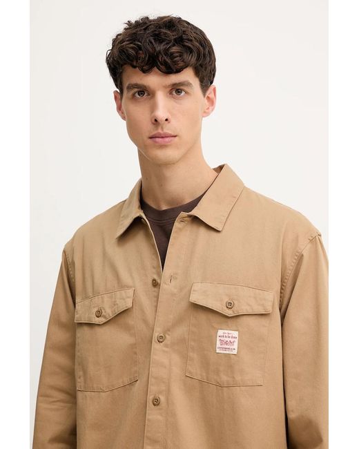 Levi's Camicia Da Uomo di Levi's in Natural da Uomo