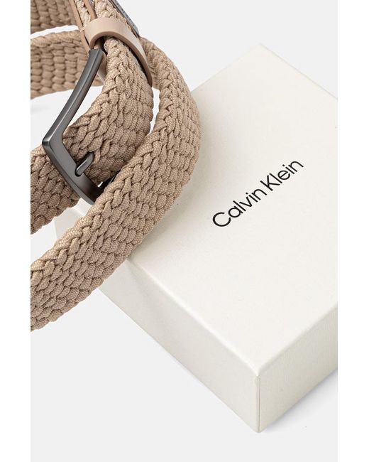 Cintura Da Uomo di Calvin Klein in Natural da Uomo