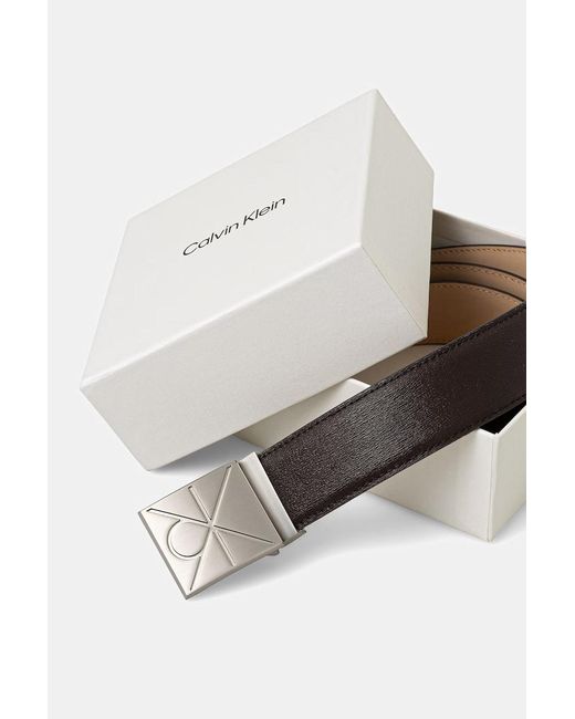 Cintura Da Uomo di Calvin Klein in Brown da Uomo