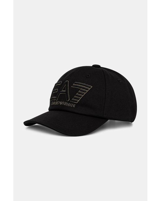 Berretto Con Visiera di EA7 in Black