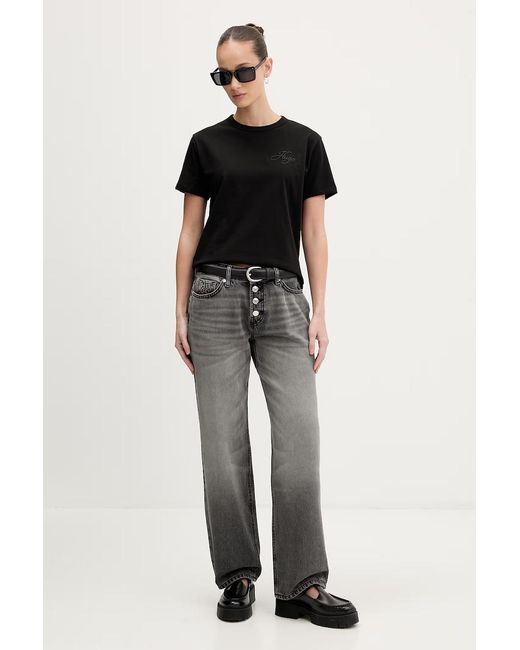 Maglietta Basic Da Donna di HUGO in Black