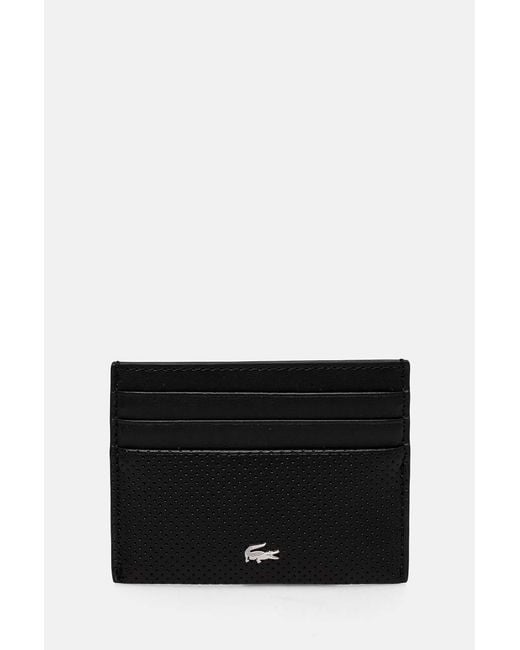 Set Di Custodia Per Carte E Cinturino Da Uomo di Lacoste in Black da Uomo