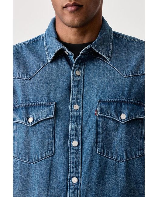 Levi's Giacca Camicia Da Uomo di Levi's in Blue da Uomo
