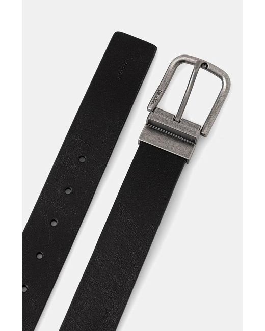 Cintura Reversibile Da Uomo di Calvin Klein in Black da Uomo