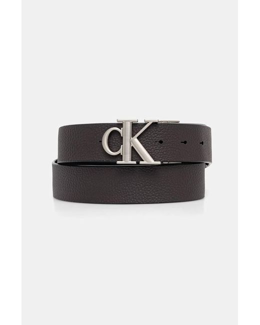 Cintura Reversibile Da Uomo di Calvin Klein in Black da Uomo