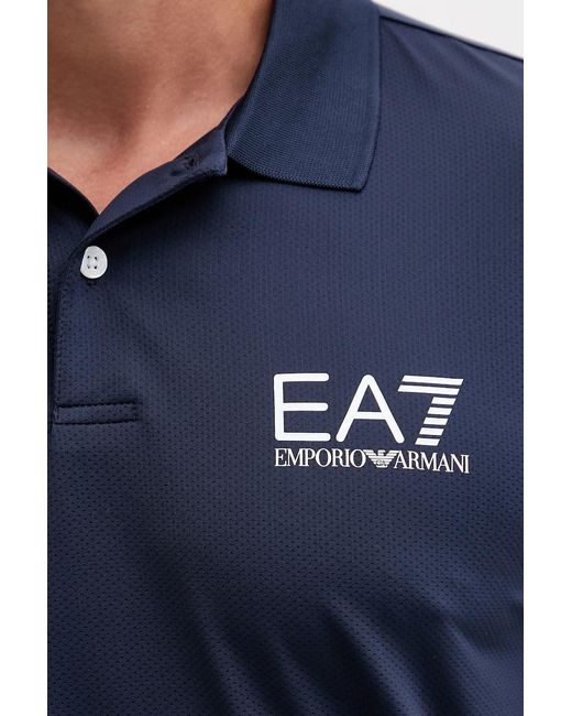Polo di EA7 in Blue da Uomo
