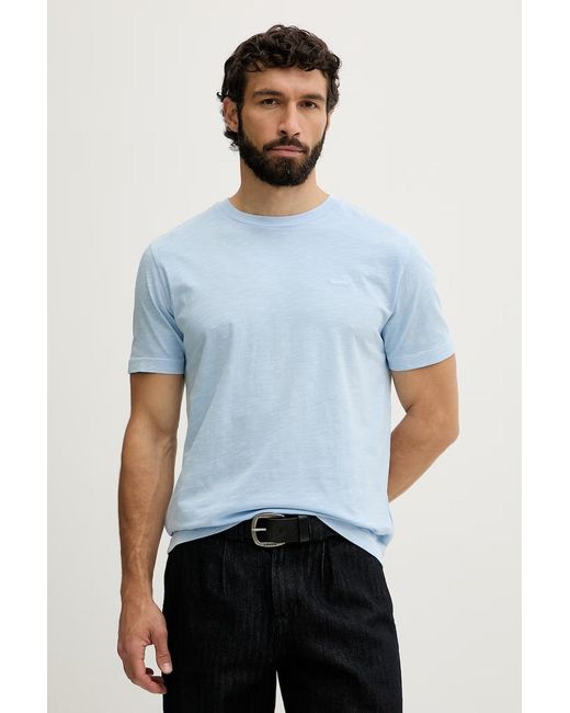 Maglietta Basic Da Uomo di Gant in Blue da Uomo