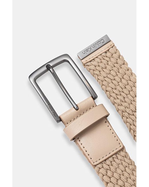 Cintura Da Uomo di Calvin Klein in Natural da Uomo
