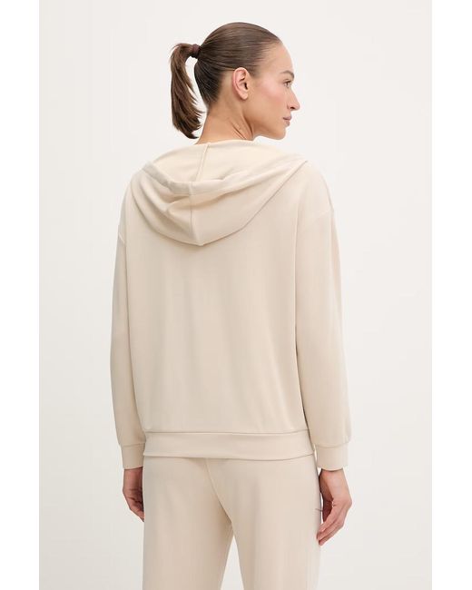 Felpa Da Donna di EA7 in Natural