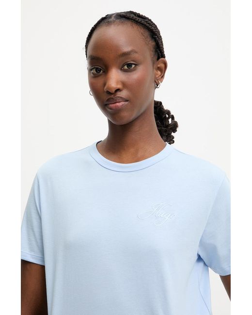 Maglietta Basic Da Donna di HUGO in White