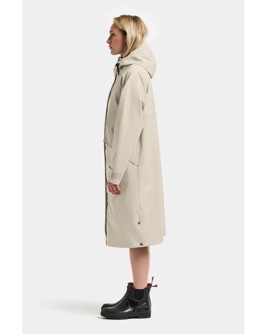 Giacca Hardshell Da Donna Melinda di Didriksons in Natural