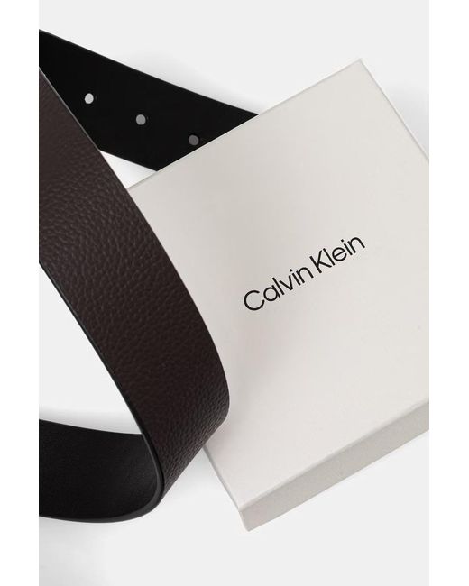 Cintura Reversibile Da Uomo di Calvin Klein in Black da Uomo