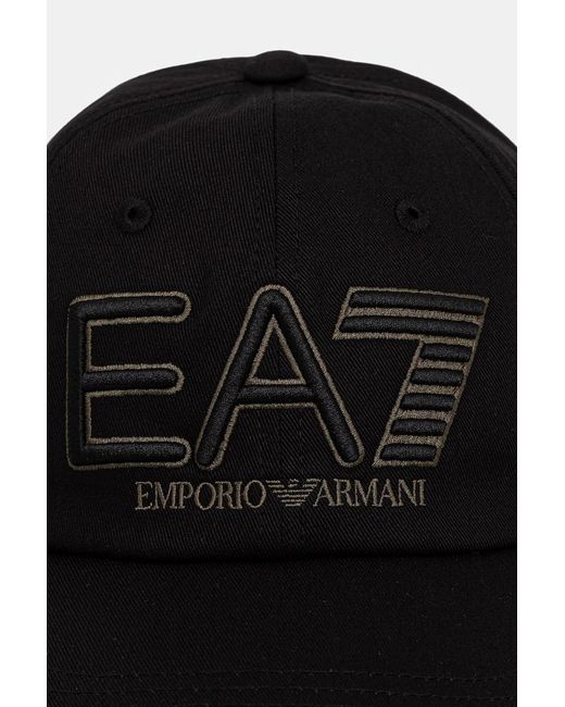 Berretto Con Visiera di EA7 in Black