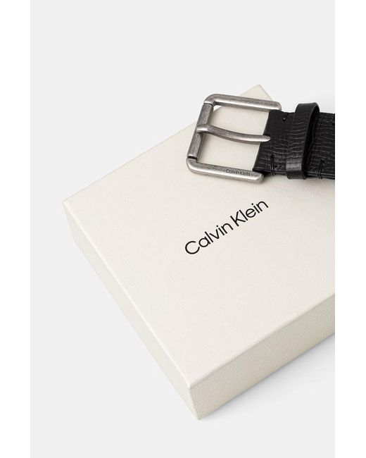 Cintura Da Uomo di Calvin Klein in Black da Uomo