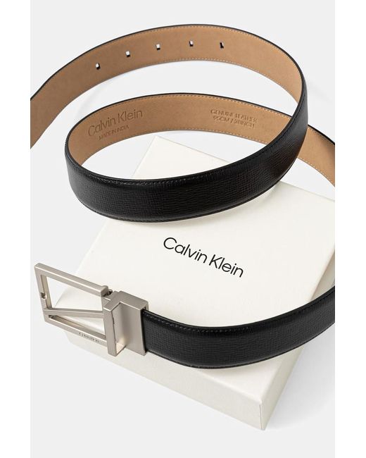 Cintura Da Uomo di Calvin Klein in Black da Uomo