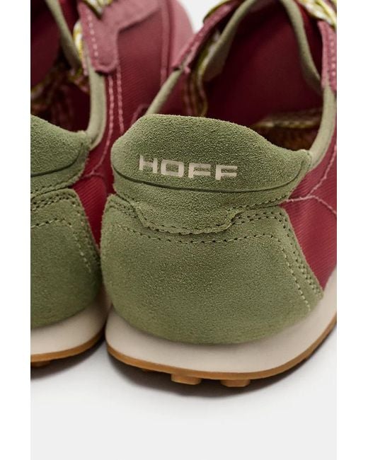 Bridge Vichy Solid Mesh Sage Sneakers Da Donna di HOFF in Red