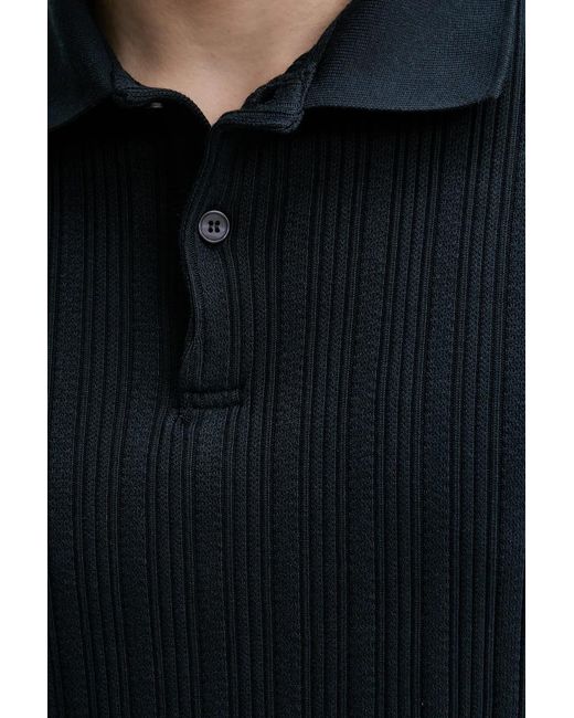 Polo di Samsøe & Samsøe in Black da Uomo
