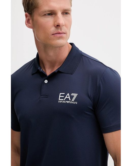 Polo di EA7 in Blue da Uomo