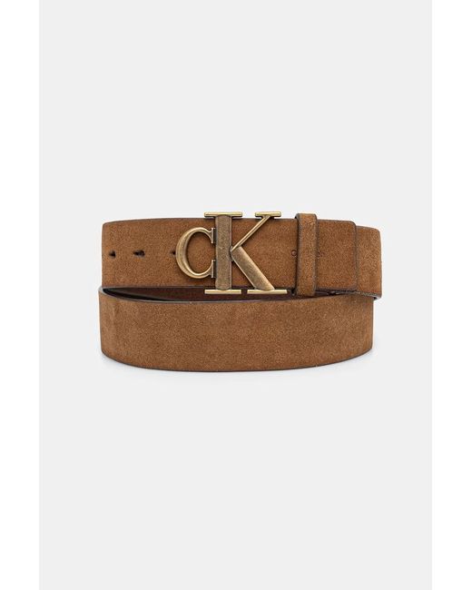 Cintura Da Uomo di Calvin Klein in Brown da Uomo