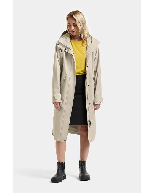 Giacca Hardshell Da Donna Melinda di Didriksons in Natural