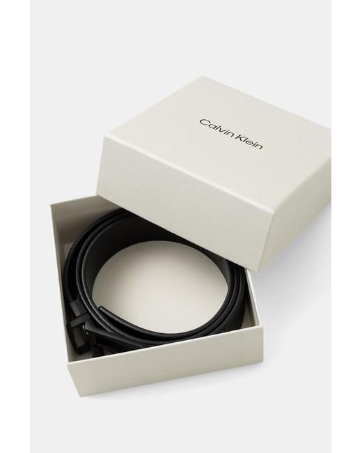 Cintura Reversibile Da Uomo di Calvin Klein in Black da Uomo