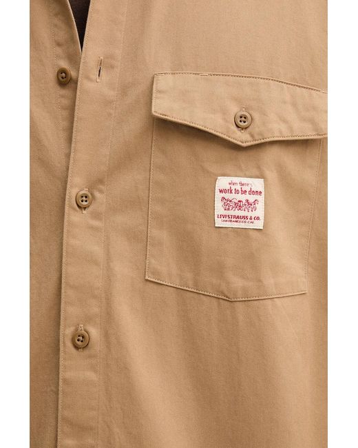 Levi's Camicia Da Uomo di Levi's in Natural da Uomo