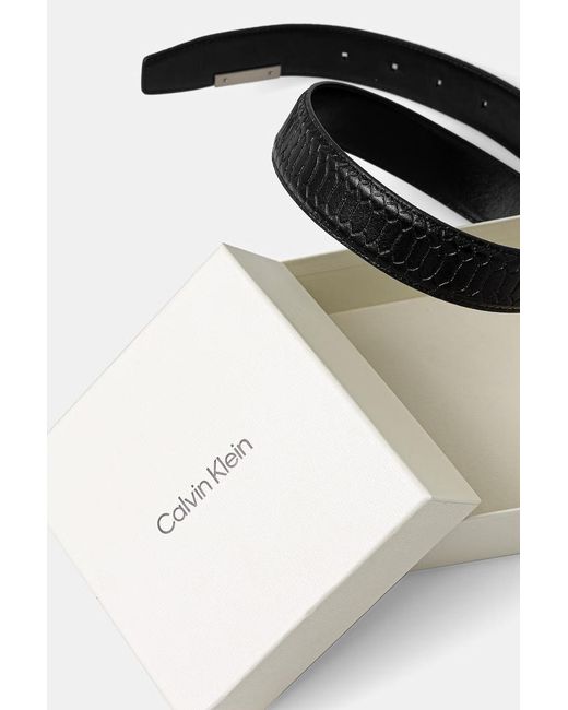 Cintura Reversibile Da Uomo di Calvin Klein in Black da Uomo