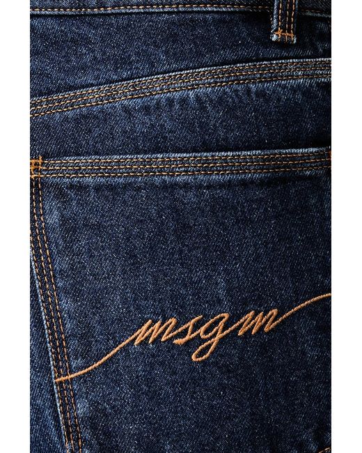Jeans Regular Da Donna di MSGM in Blue