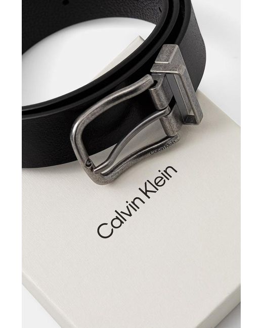 Cintura Reversibile Da Uomo di Calvin Klein in Black da Uomo