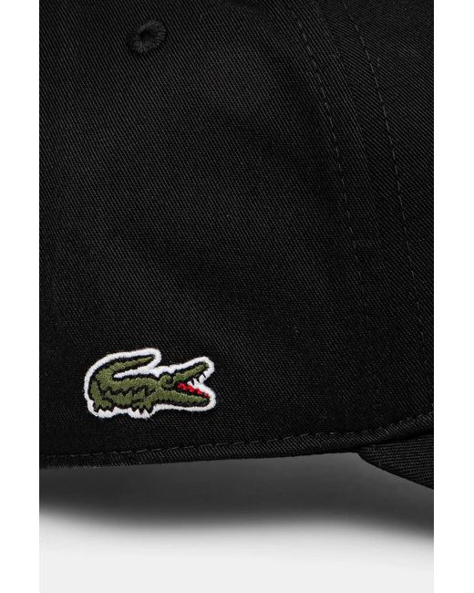 Cappello Da Baseball di Lacoste in Black