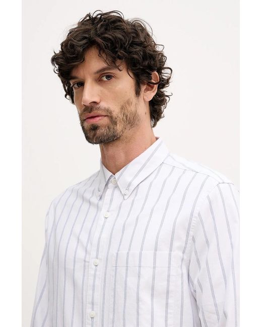 Camicia di Calvin Klein in White da Uomo