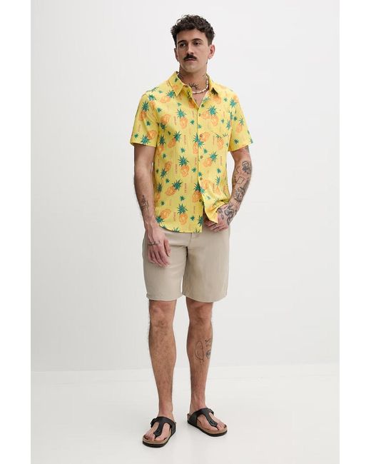 Camicia Da Uomo Con Cotone di Hurley in Metallic da Uomo
