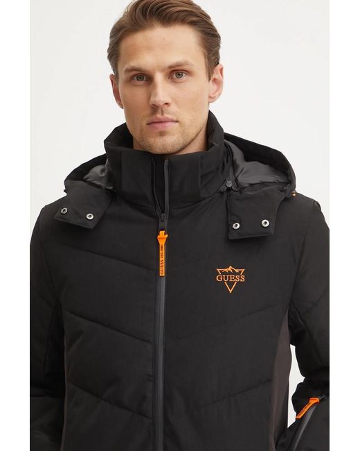 Giacca Da Sci di Guess in Black da Uomo