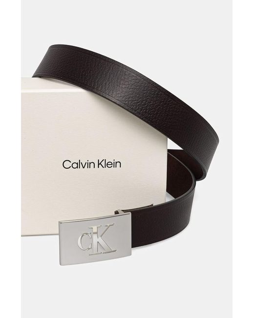 Cintura Da Uomo di Calvin Klein in Black da Uomo