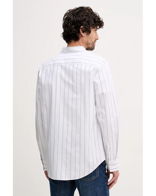 Camicia di Calvin Klein in White da Uomo